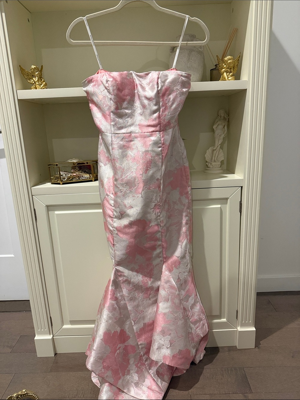 Lovers + Friends Urgonia Gown in Pink Tonal and White Floral